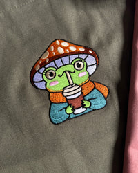 Autumn Froggie Organic Tote Bag