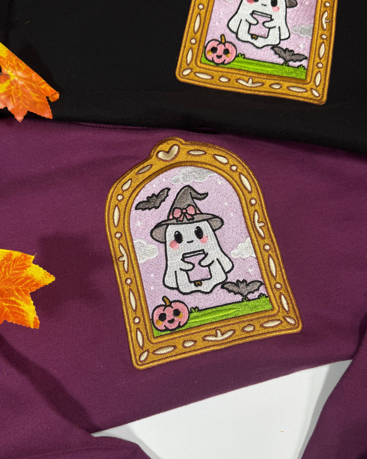 Bookish Ghost Embroidered Sweatshirt