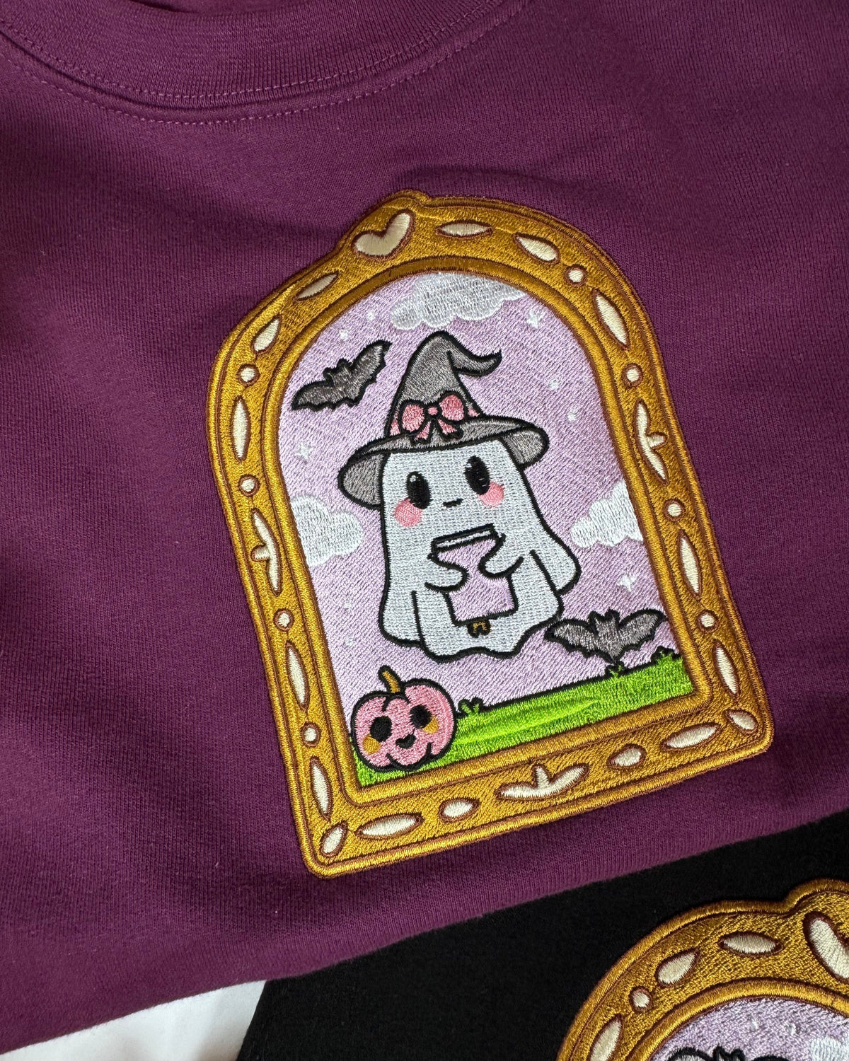 Bookish Ghost Embroidered Sweatshirt