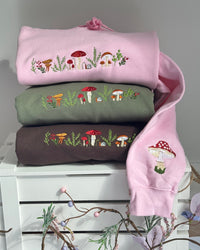 Enchanted Hedgerow Embroidered Hoodie