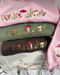 Enchanted Hedgerow Embroidered Hoodie