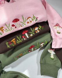 Enchanted Hedgerow Embroidered Hoodie
