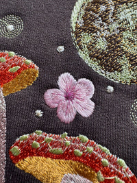 Magical Mushrooms & Moon Embroidered Sweatshirt