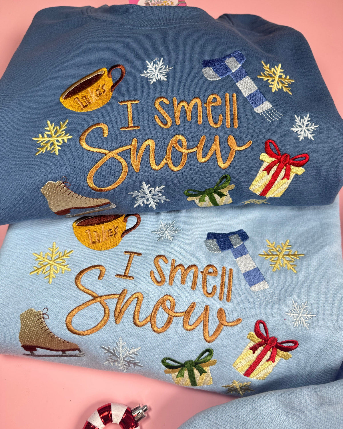 It's Christmas in Stars Hollow and I smell Snow!
This Gilmore Girls inspired sweatshirt is perfect for any fan during the winter season!