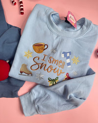 It's Christmas in Stars Hollow and I smell Snow!
This Gilmore Girls inspired sweatshirt is perfect for any fan during the winter season!