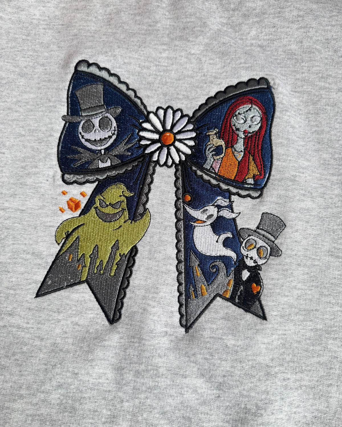 Nightmare Before Christmas Bow Sweatshirt