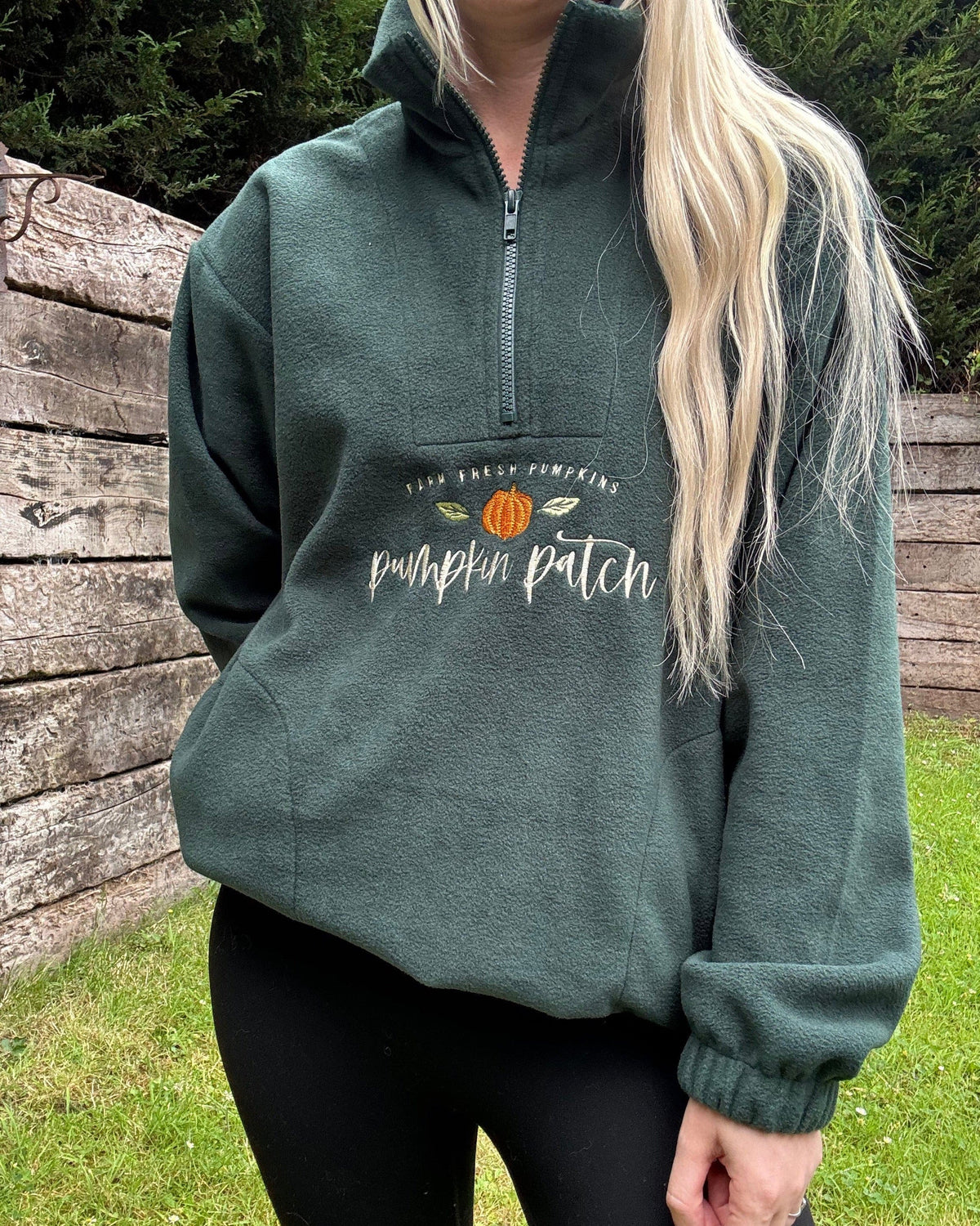 Pumpkin Patch 1/4 Zip Fleece