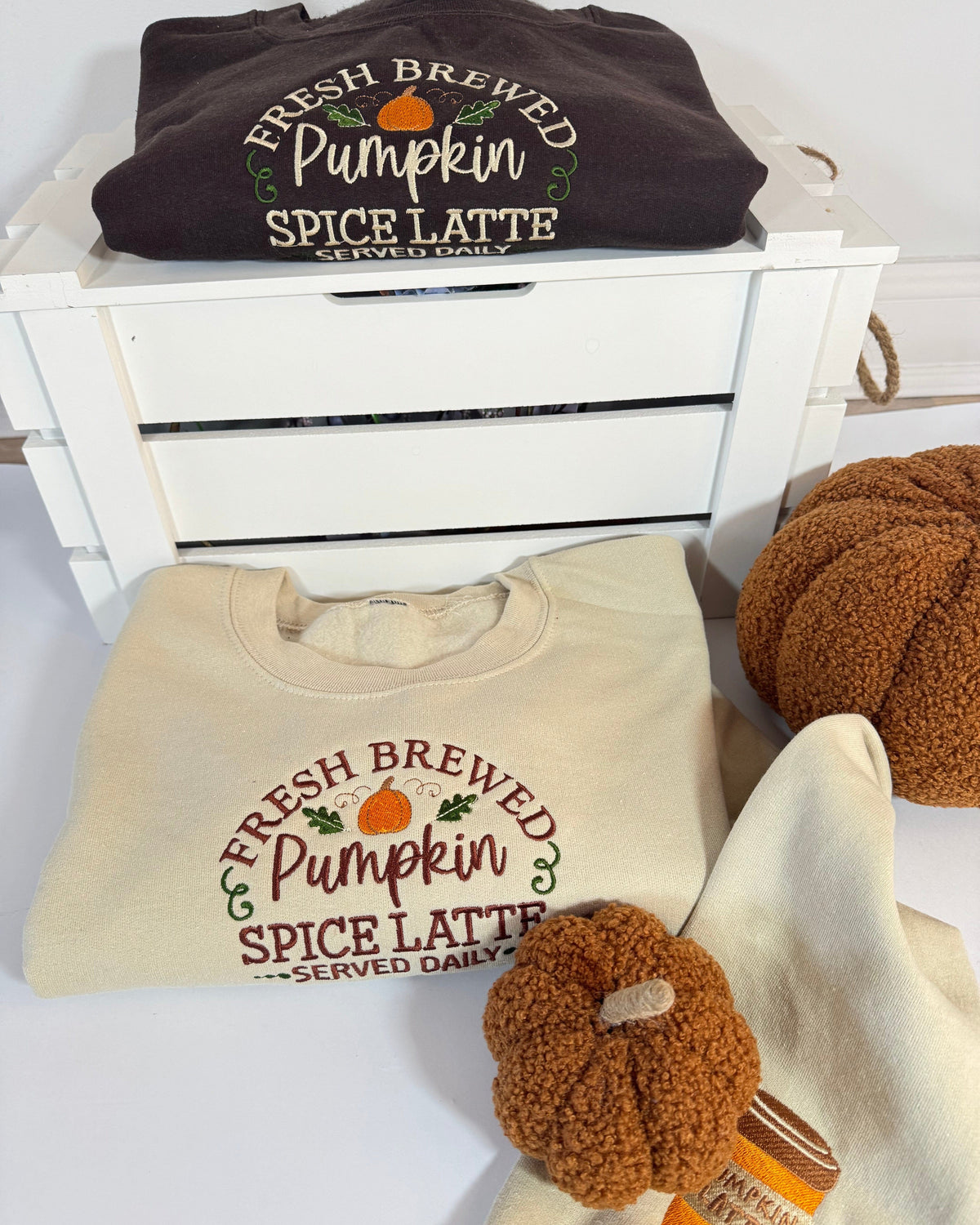 Pumpkin Patch Embroidered Sweatshirt