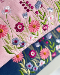 Wildflowers and Butterfly Embroidered Hoodie