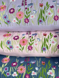 Wildflowers and Butterfly Embroidered Hoodie