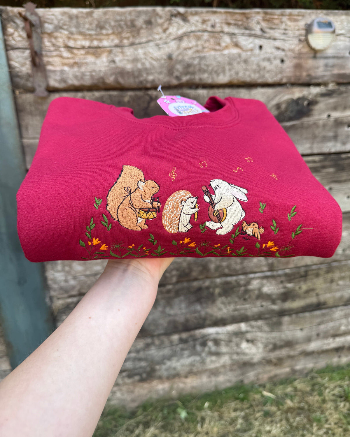 Woodland Magical Band Embroidered Sweatshirt