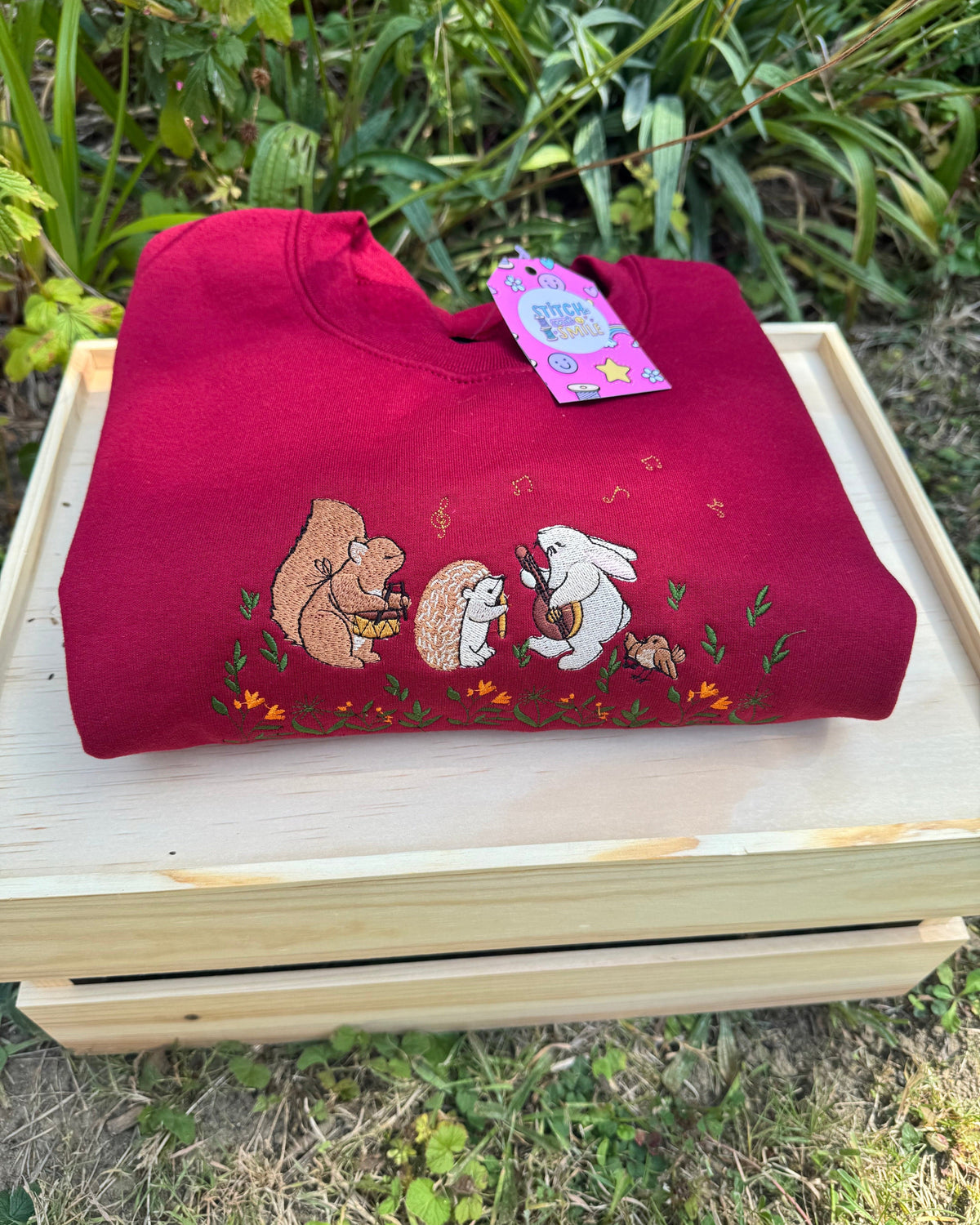 Woodland Magical Band Embroidered Sweatshirt