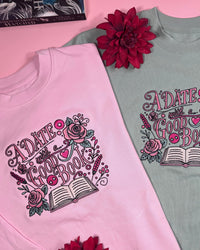 A Date with a Good Book Embroidered Sweatshirt