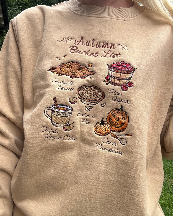 Autumn Bucket List Sweatshirt