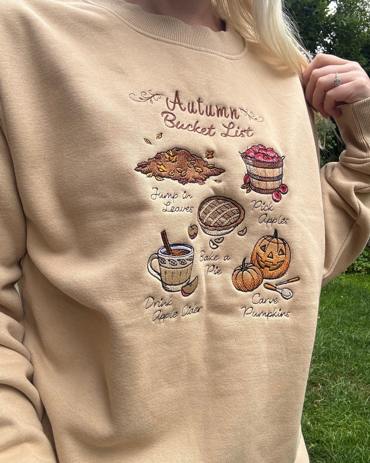 Autumn Bucket List Sweatshirt
