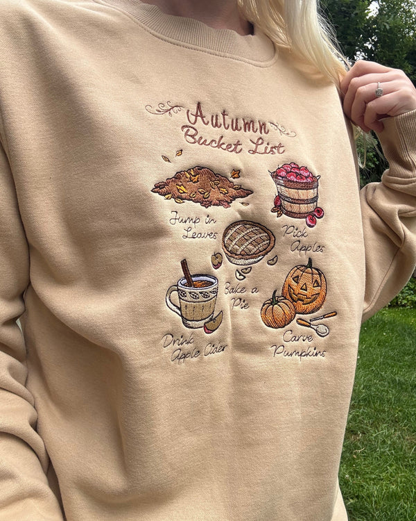 Autumn Bucket List Sweatshirt