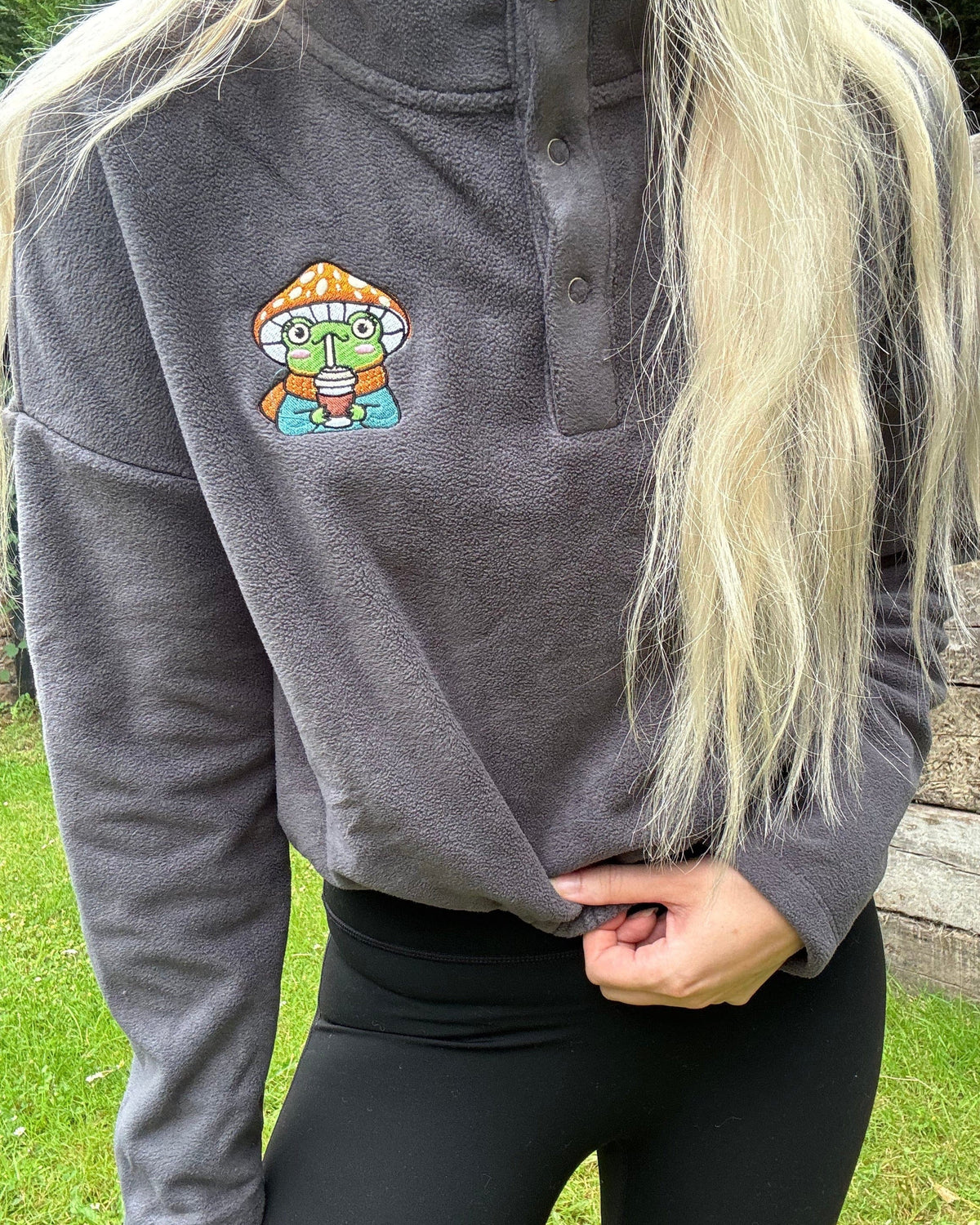 Autumn Frog Cropped Fleece