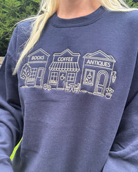 Books Coffee Antiques Sweatshirt