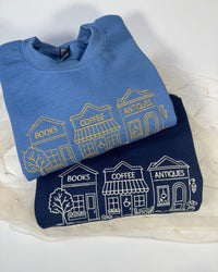 Books Coffee Antiques Sweatshirt