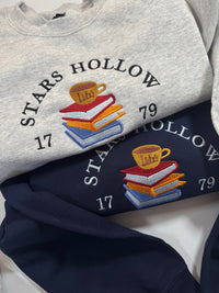 Books & Luke's Coffee Sweater