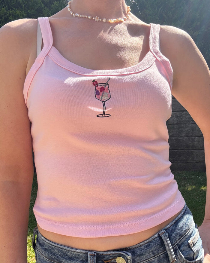 Cocktail Summer Embroidered Vest
