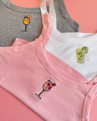 Cocktail Summer Embroidered Vest