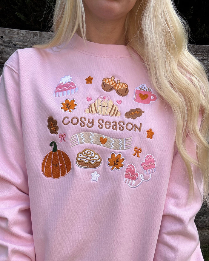 Cosy Season Embroidered Sweatshirt