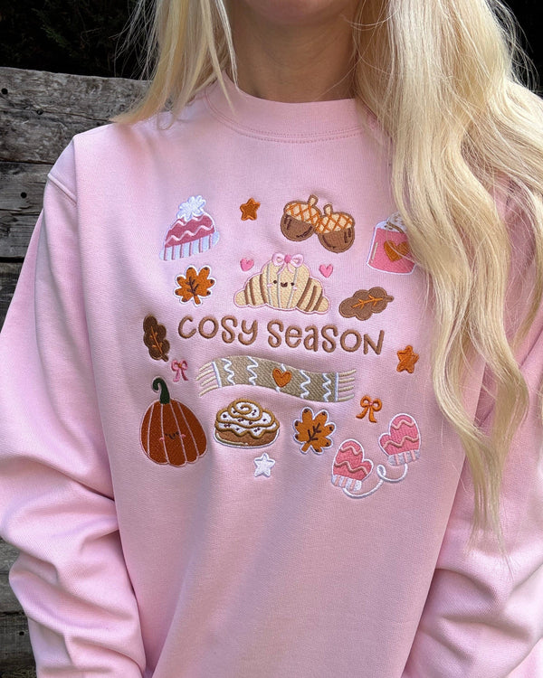 Cosy Season Embroidered Sweatshirt