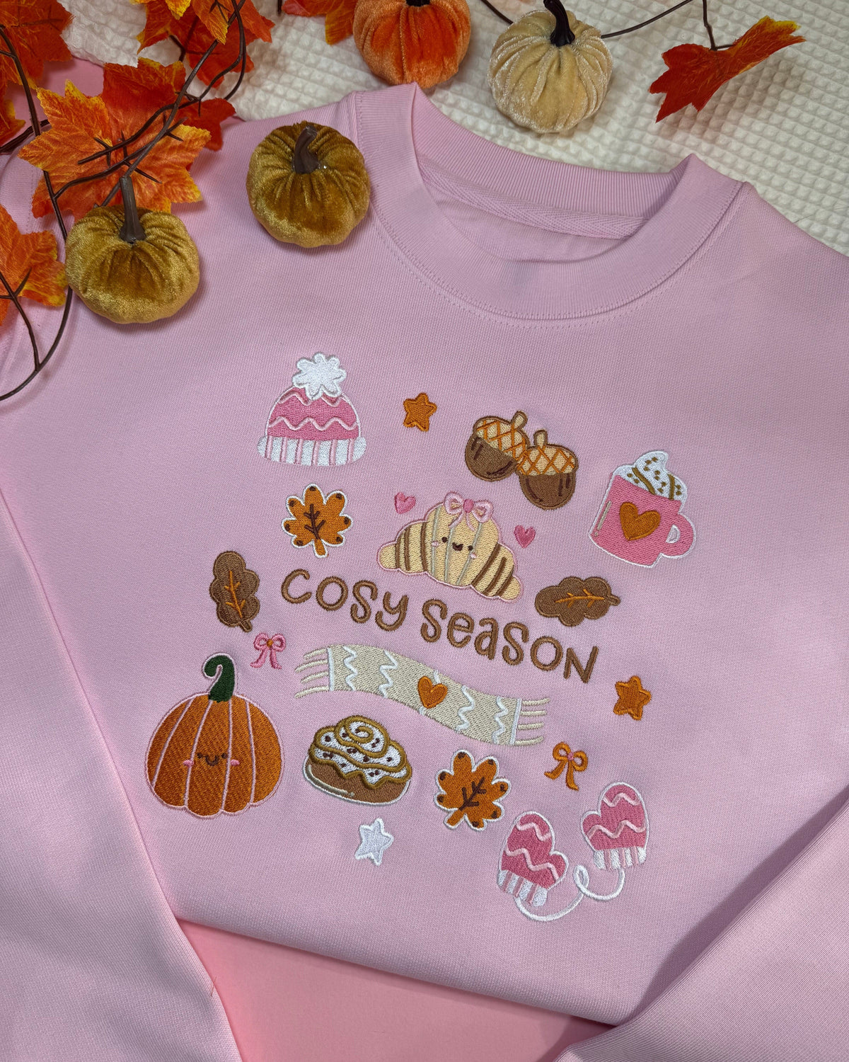 Cosy Season Embroidered Sweatshirt
