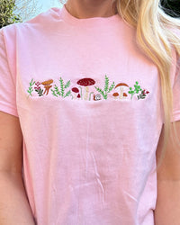 Enchanted Hedgerow Embroidered T-shirt