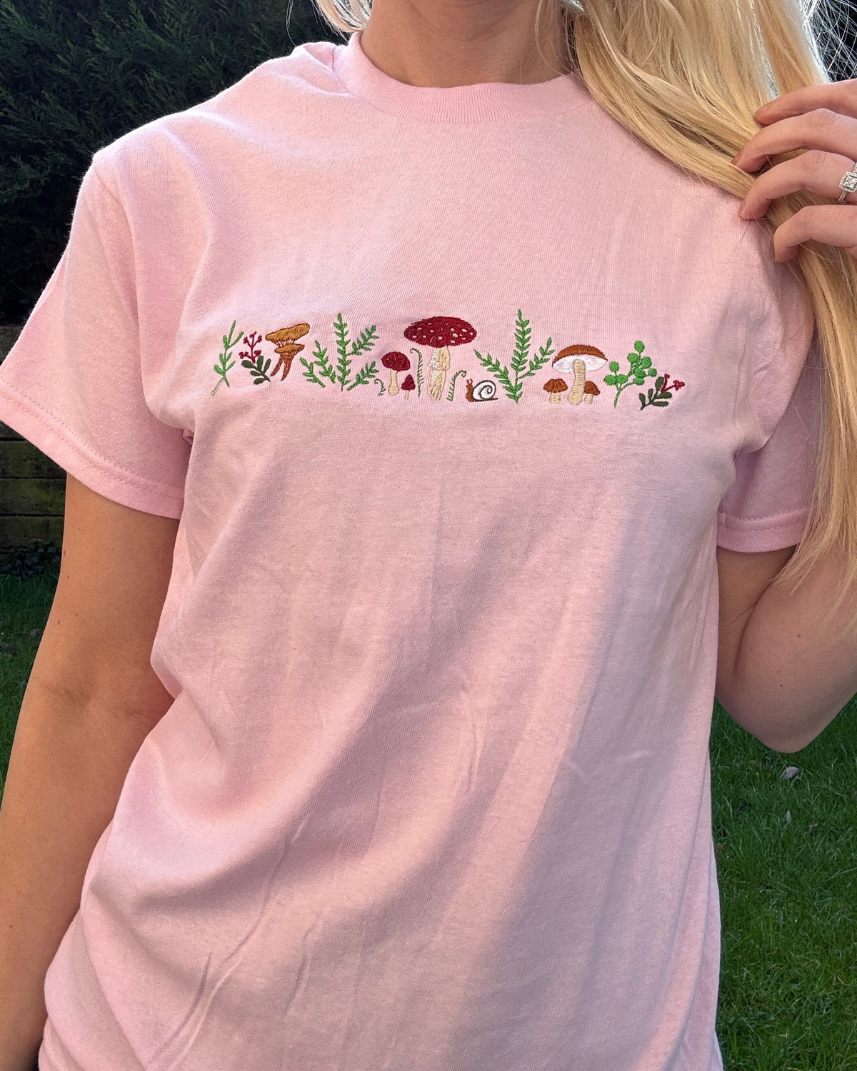 Enchanted Hedgerow Embroidered T-shirt
