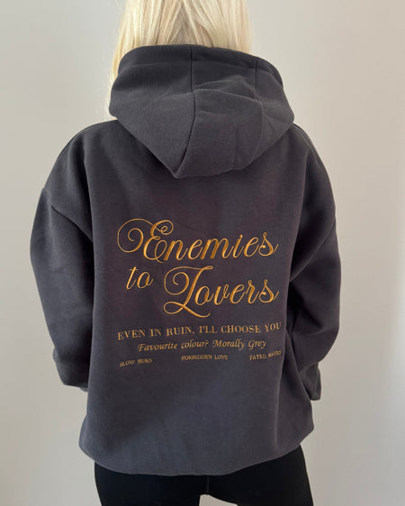 Enemies to Lovers Embroidered Hoodie
