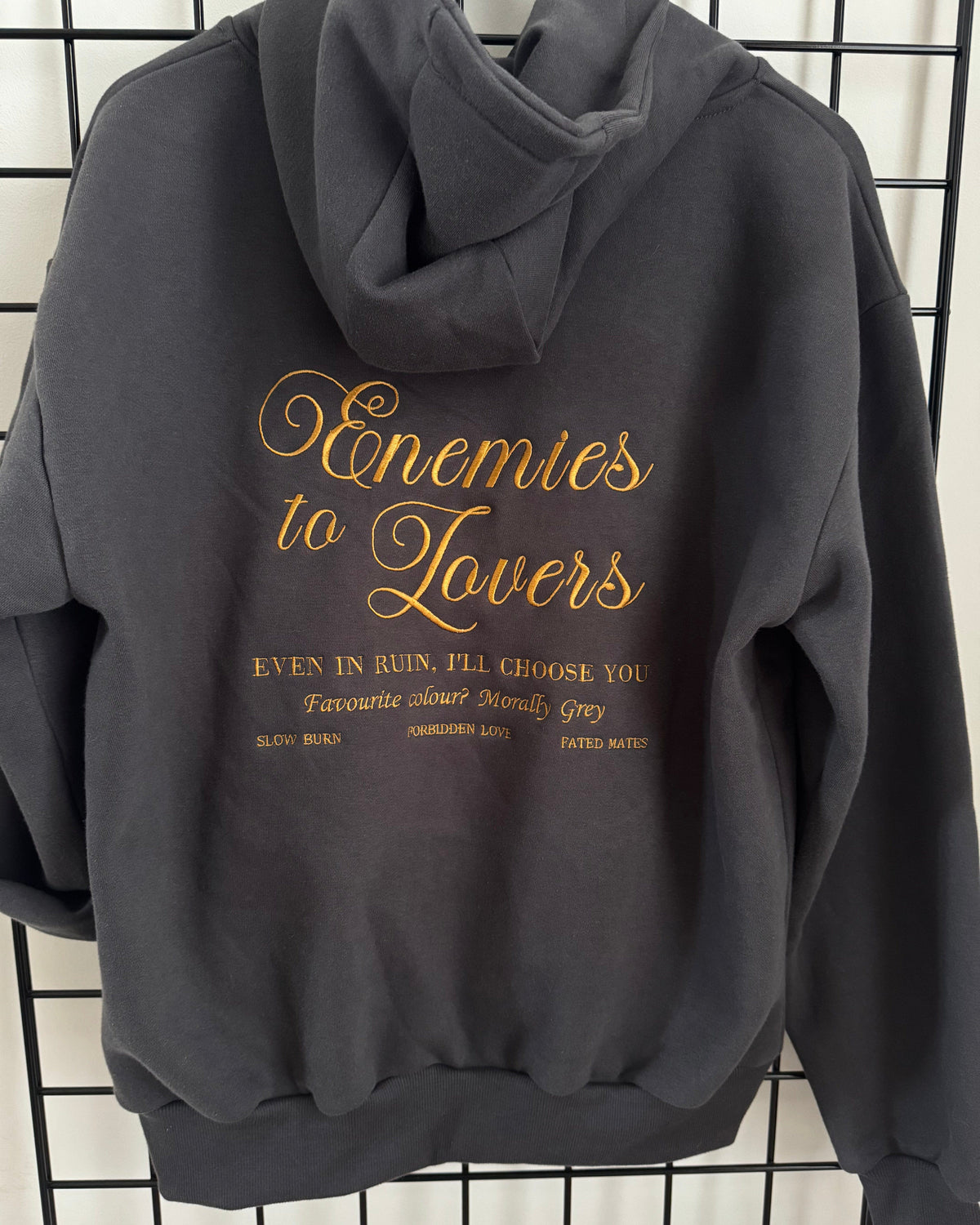 Enemies to Lovers Embroidered Hoodie