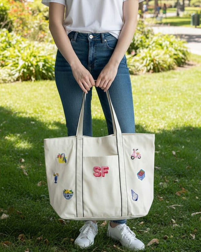 Favourite Things Custom Tote Bag - Navy