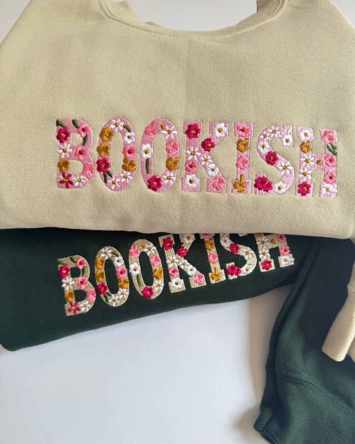 Floral Bookish Sweatshirt