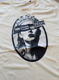 SWIFTIE God Save the Queen Vanilla Tee - SAMPLE SALE