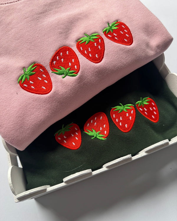 Super Straws Embroidered Sweatshirt