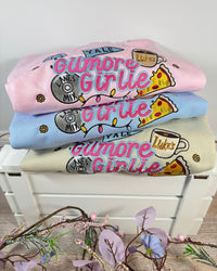 Just a Gilmore Girlie Embroidered Sweatshirt