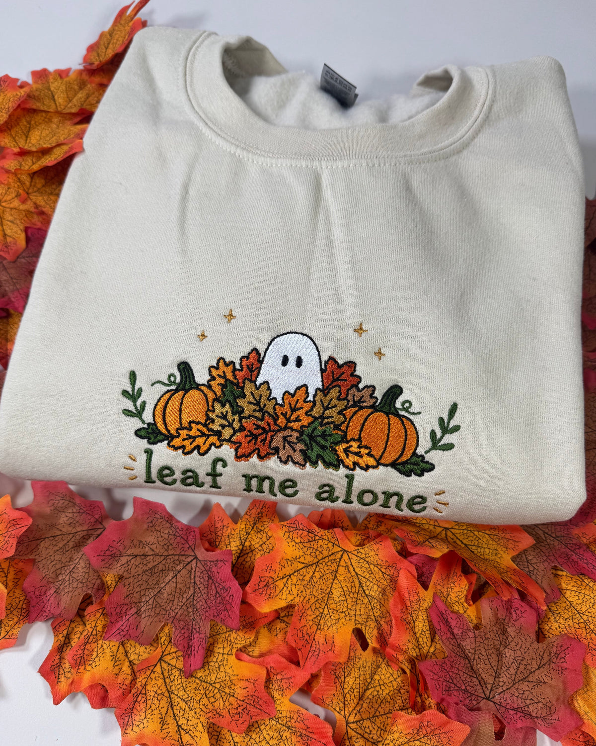 Leaf Me Alone Ghost Sweatshirt