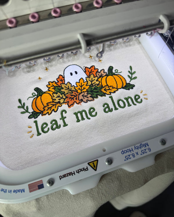 Leaf Me Alone Ghost Sweatshirt