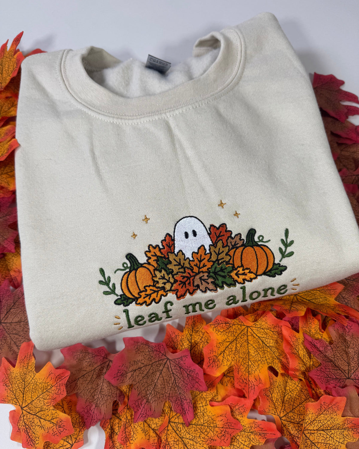 Leaf Me Alone Ghost Sweatshirt