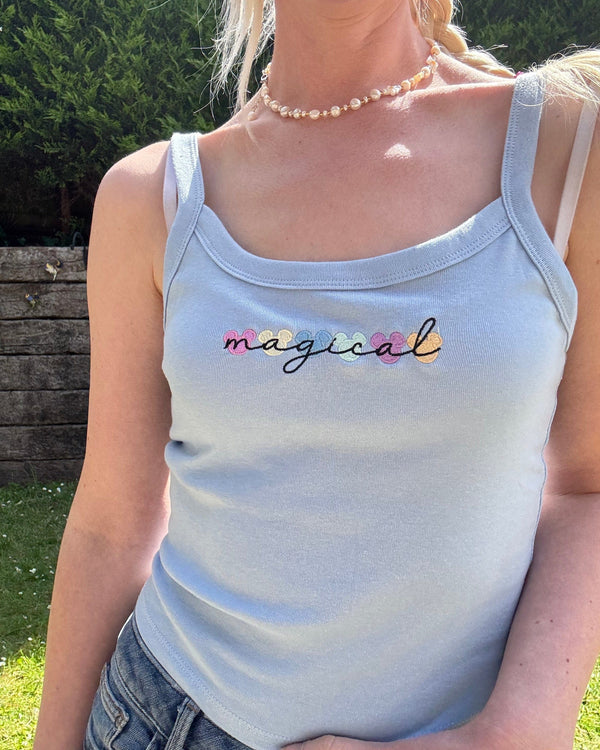 Magical Mickey Face Embroidered Vest