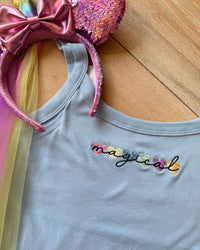Magical Mickey Face Embroidered Vest