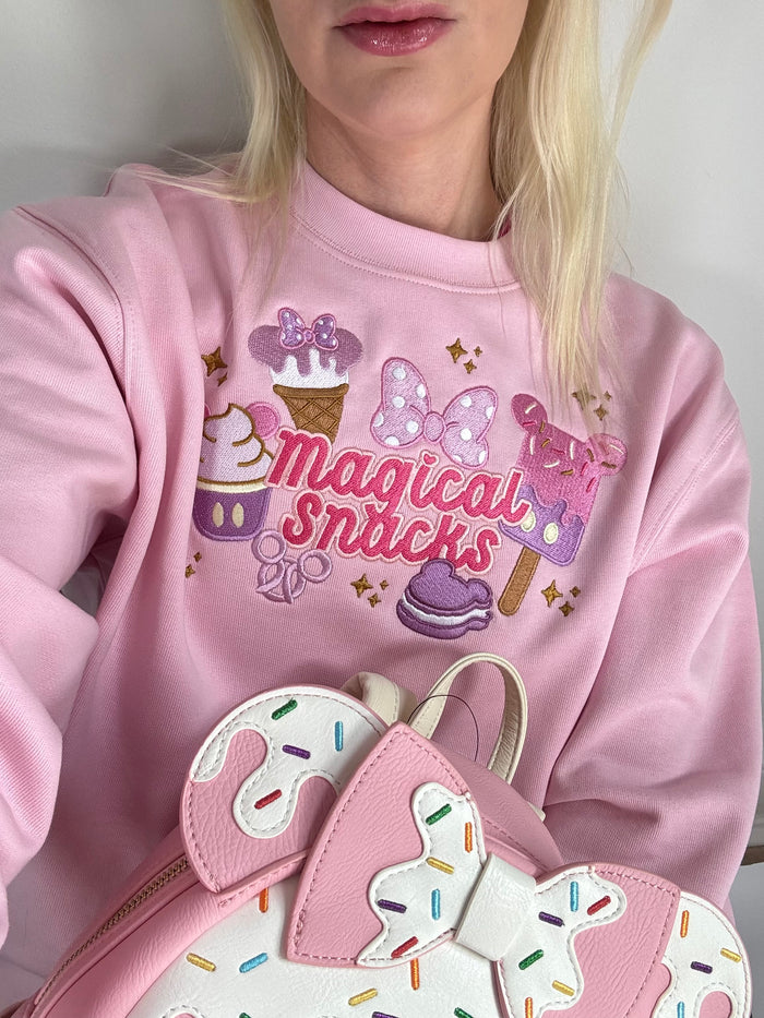 Magical Snacks Premium Embroidered Sweatshirt