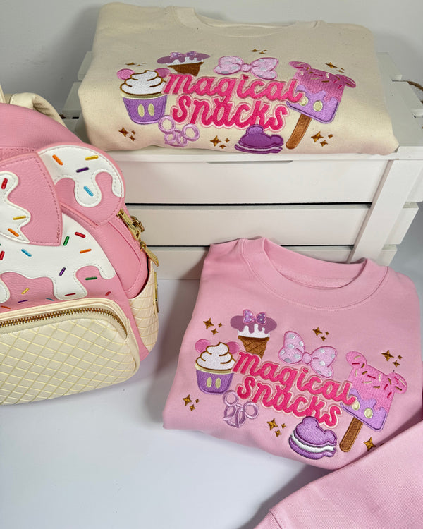 Magical Snacks Premium Embroidered Sweatshirt