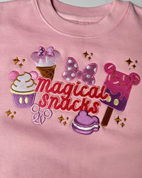 Magical Snacks Premium Embroidered Sweatshirt