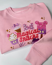 Magical Snacks Premium Embroidered Sweatshirt