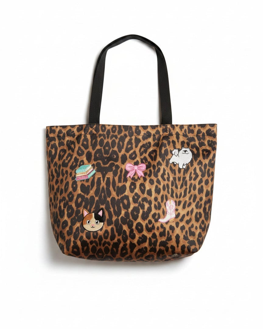 Personalised Leopard Tote Bag at Stitch and Smile