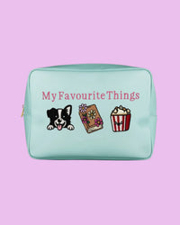 Personalised Mint Cosmetic Pouch at Stitch & Smile