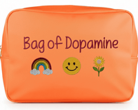 Personalised Orange Cosmetic Pouch